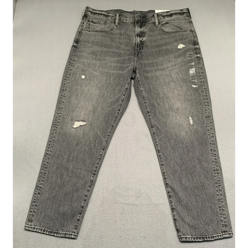Vtg Y2K American Eagle Jeans Men 40x30 Relaxed Loose Baggy 100% Cotton Black NEW